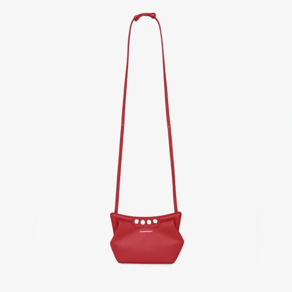 Alexander McQueen Women's The Peak Bag Mini in Welsh Red - Picture 2 of 11